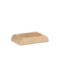 Kela Zeepschaal Met Hout Effect, Beige -  Kaiu