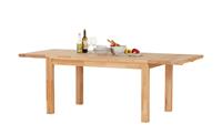Esstisch mit Ansteckplatten ¦ holzfarben ¦ Maße (cm): B: 90 H: 76  - Möbel Kraft