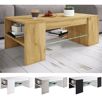 Hioshop Tunas salontafel 1 plank wit.