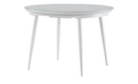 Primo Glastisch Oval  Tassilo ¦ weiß ¦ Maße (cm): B: 100 H: 76  - Möbel Kraft