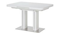 Esstisch ausziehbar ¦ weiß ¦ Maße (cm): B: 80 H: 76  - Möbel Kraft