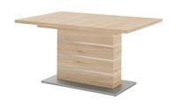 Säulentisch ausziehbar ¦ holzfarben ¦ Maße (cm): B: 90 H: 77  - Möbel Kraft