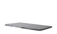 Dine + Mine Tischplatte  SigNature One ¦ grau ¦ Massivholz lackiert, sandgestrahlt ¦ Maße (cm): B: 100 H: 5,5  - Möbel Kraft