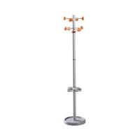 Kapstokstandaard, hoogte x Ø = 1750 x 450 mm, haken oranje