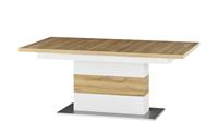 maison bleue Säulentisch ausziehbar  Xanten ¦ weiß ¦ Maße (cm): B: 100 H: 77  - Möbel Kraft