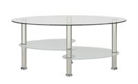 Couchtisch ¦ transparent/klar ¦ Maße (cm): B: 55 H: 41 T: 55  - Möbel Kraft