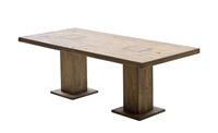 Säulentisch massiv ¦ holzfarben ¦ Maße (cm): B: 90 H: 76  - Möbel Kraft