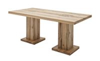 Säulentisch massiv ¦ holzfarben ¦ Maße (cm): B: 90 H: 76  - Möbel Kraft