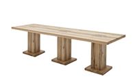 Säulentisch massiv ¦ holzfarben ¦ Maße (cm): B: 120 H: 76  - Möbel Kraft