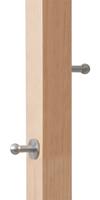 Paperflow Garderobenständer , easyCloth, , aus Holz, schwarz