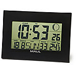 Wandklok MAUL Flow 23x16cm digitaal staan / hangen zwart incl batt.