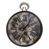 Dekodonia Wanduhr DKD Home Decor Kristall Eisen (42 x 23 x 63 cm)