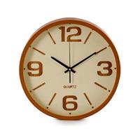 Gift Decor Wanduhr Metall Kristall Kunststoff (40 x 40 x 5 cm) (5 x 40 x 40 cm)