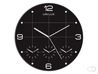 Wandklok Unilux On Time  Ã30,5cm lichtgrijs
