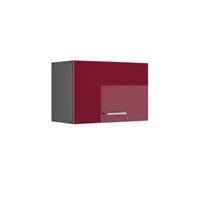 Vicco Küchenschrank Hängeschrank 60 cm flach R-Line Anthrazit bordeaux