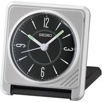 Seiko Reisewecker Schwarz / Silber Wecker schwarz