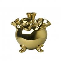 CADEAU ARTIKELEN Tulpenvaas Goud 19cm