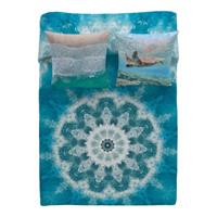 Icehome Steppdecke  Mandala Sea (250 x 260 cm) (150/160er-Bett)