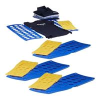 RELAXDAYS 8x Wäschefalter gelb/blau blau/gelb