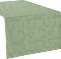 Erwin Müller Tischläufer Jacquard Greven grün Gr. 150 x 150