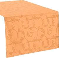 Erwin Müller Tischläufer Jacquard Greven orange Gr. 150 x 150