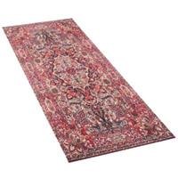 Pergamon Küchenläufer Teppich Trendy Orient Blumen Teppichläufer rot Gr. 45 x 145