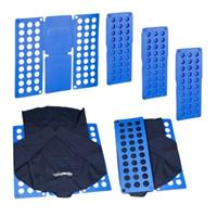 RELAXDAYS 6x Faltbrett Wäschefaltbrett Hemdenfalter Falthilfe Wäschebrett Wäschefalthilfe blau