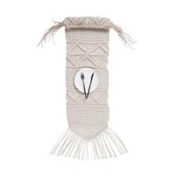 Butlers MACRAMÉ Tischläufer L 180 x B 35cm creme