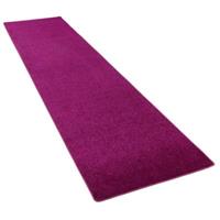Snapstyle Hochflor Velours Läufer Teppich Luna Teppichläufer lila Gr. 100 x 100