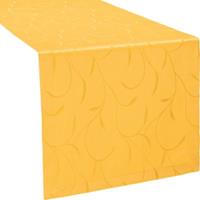 Erwin Müller Tischläufer Damast, buntgewebt, Jacquard Remscheid gelbgold