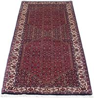 Morgenland Hochflor-Läufer Bidjar Medaillon 196 x 75 cm, rechteckig, 1 mm Höhe, Unikat mit Zertifikat