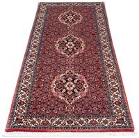 Morgenland Hochflor-Läufer Bidjar Medaillon 207 x 75 cm, rechteckig, 1 mm Höhe, Unikat mit Zertifikat