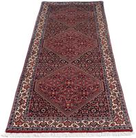 Morgenland Hochflor-Läufer Bidjar Medaillon 206 x 75 cm, rechteckig, 1 mm Höhe, Unikat mit Zertifikat