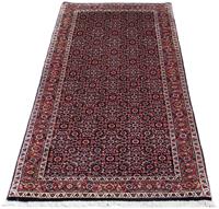 Morgenland Hochflor-Läufer Bidjar Stark Gemustert 200 x 74 cm, rechteckig, 1,5 mm Höhe, Unikat mit Zertifikat
