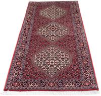 Morgenland Hochflor-Läufer Bidjar Medaillon 214 x 73 cm, rechteckig, 1,5 mm Höhe, Unikat mit Zertifikat