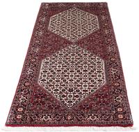 Morgenland Hochflor-Läufer Bidjar Medaillon 213 x 74 cm, rechteckig, 1,5 mm Höhe, Unikat mit Zertifikat