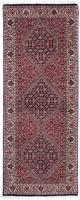 Morgenland Hochflor-Läufer Bidjar Medaillon 208 x 73 cm, rechteckig, 1,5 mm Höhe, Unikat mit Zertifikat