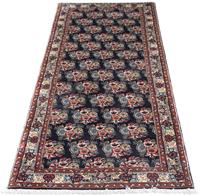 Morgenland Hochflor-Läufer Bidjar Medaillon 225 x 72 cm, rechteckig, 1,5 mm Höhe, Unikat mit Zertifikat
