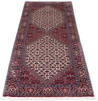 Morgenland Hochflor-Läufer Bidjar Medaillon 210 x 74 cm, rechteckig, 1,5 mm Höhe, Unikat mit Zertifikat