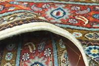 Morgenland Hochflor-Läufer Moud Stark Gemustert Multicolore 180 x 78 cm, rechteckig, 1,5 mm Höhe, Handgeknüpft