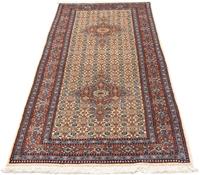 Morgenland Hochflor-Läufer Moud Medaillon Rosso chiaro 198 x 79 cm, rechteckig, 1 mm Höhe, Handgeknüpft