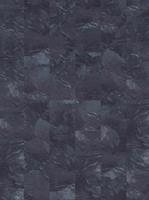 Infloor Teppichfliese Velour Steinoptik Schiefer grau, rechteckig, 6 mm Höhe, 14 Stück, 4 m², 25 x 100 cm, selbsthaftend, für Stuhlrollen geeignet