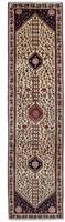Morgenland Hochflor-Läufer Ardebil Medaillon 287 x 67 cm, rechteckig, 1 mm Höhe, Handgeknüpft