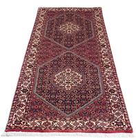 Morgenland Hochflor-Läufer Bidjar Medaillon 200 x 73 cm, rechteckig, 1,5 mm Höhe, Unikat mit Zertifikat