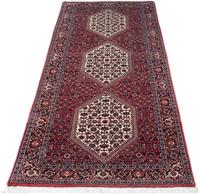 Morgenland Hochflor-Läufer Bidjar Medaillon 209 x 75 cm, rechteckig, 1,5 mm Höhe, Unikat mit Zertifikat