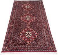 Morgenland Hochflor-Läufer Bidjar Medaillon 212 x 74 cm, rechteckig, 1 mm Höhe, Unikat mit Zertifikat