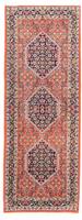 Morgenland Hochflor-Läufer Bidjar Geometrisch Rosso 172 x 62 cm, rechteckig, 1,5 mm Höhe, Unikat mit Zertifikat
