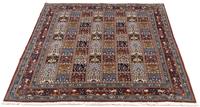 Morgenland Hochflor-Läufer Moud Medaillon Beige 287 x 80 cm, rechteckig, 1 mm Höhe, Unikat mit Zertifikat