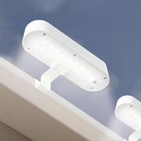 Näve LED Außen-Wandleuchte Dachrinnenleuchte, LED-Modul, 1 St., Neutralweiß, Solar, 2-er Set