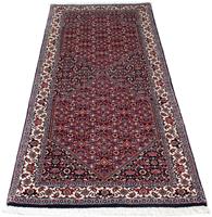 Morgenland Hochflor-Läufer Bidjar Medaillon 217 x 74 cm, rechteckig, 1 mm Höhe, Unikat mit Zertifikat